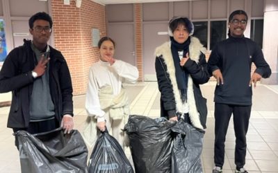 Action volontaire des élèves du lycée !